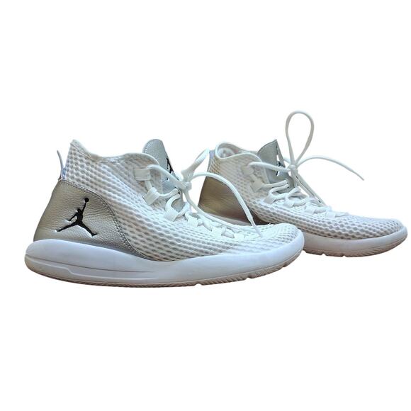 Jordan Other - Air Jordan Reveal Metallic Silver White Men Size 8 Lace Up 834064
